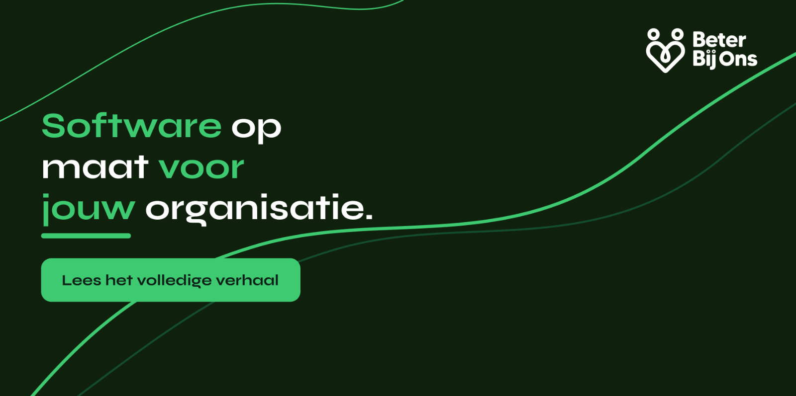 Standaardsoftware past nooit precies. 
